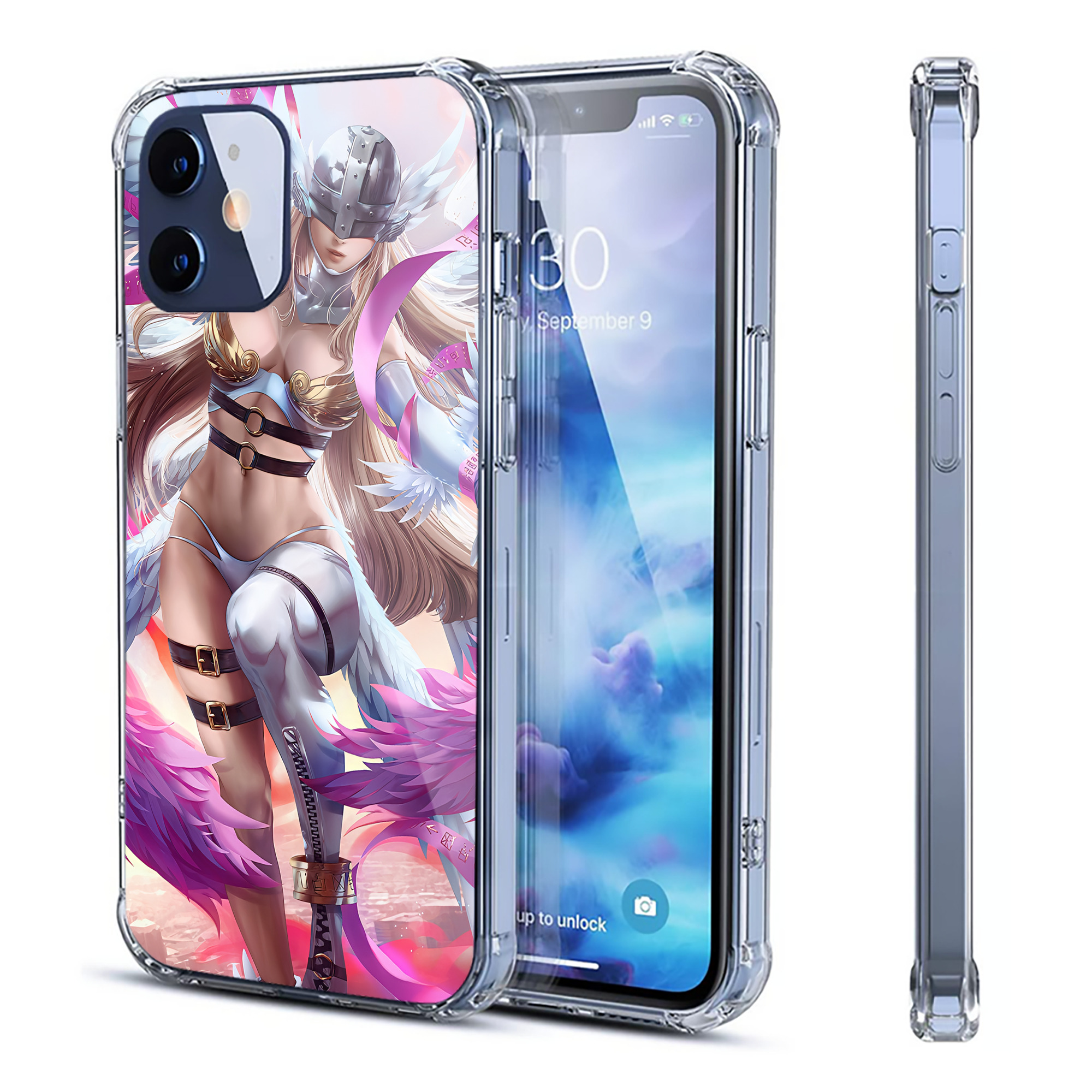 （画像用） Digimon デジタルモンスター/デジモン 【iPhone 12シリーズ対応】透明スマホケース（クリアソフトケース）